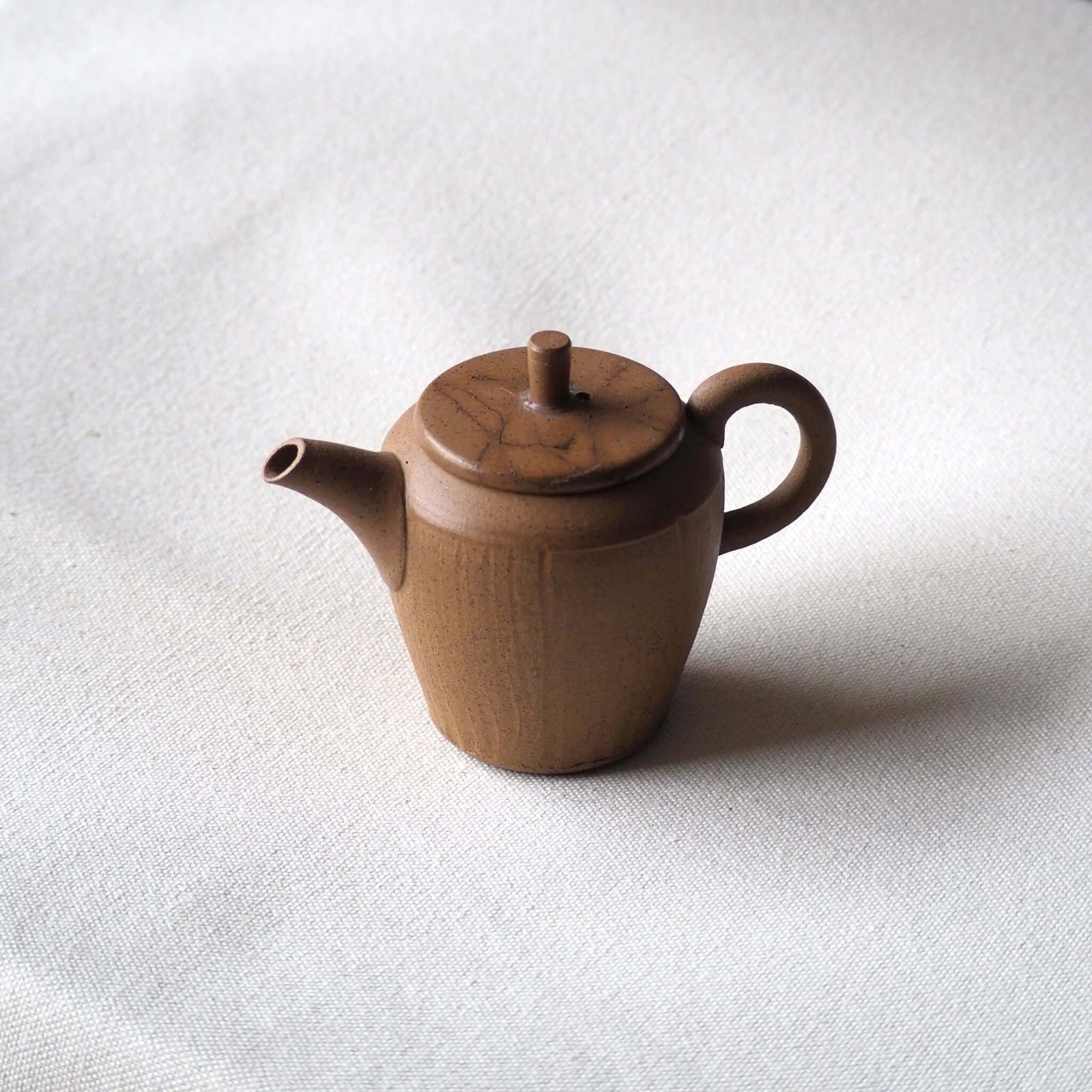 常滑焼 甚秋陶苑(伊藤成二)作 茶藻掛け茶壺 [東山堂煎茶器店