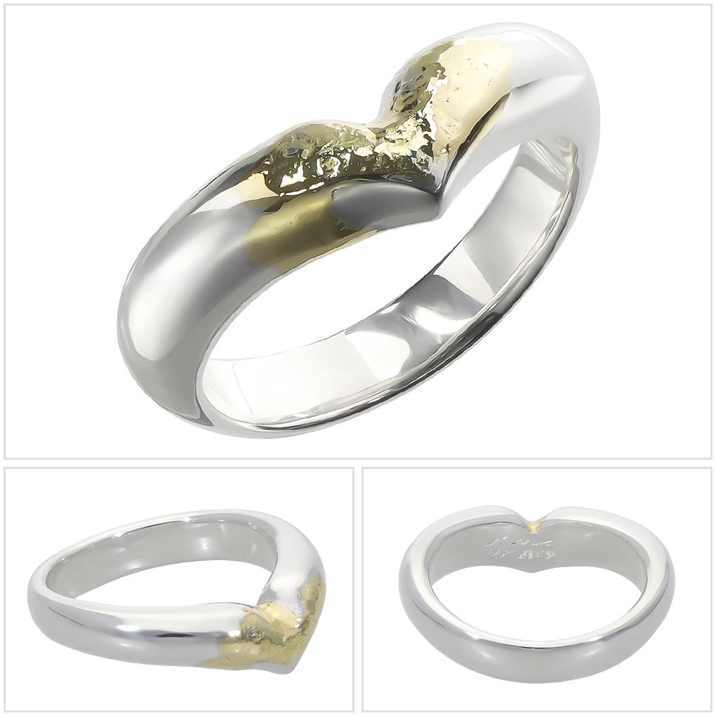 楽天市場】F.A.L K18 メルティングシンプリズム ハート リング 指輪 1