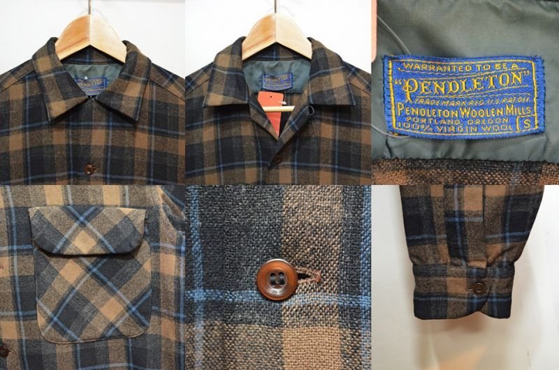 60's PENDLETON ウールシャツ “Sサイズ” - used&vintage box Hi-smile