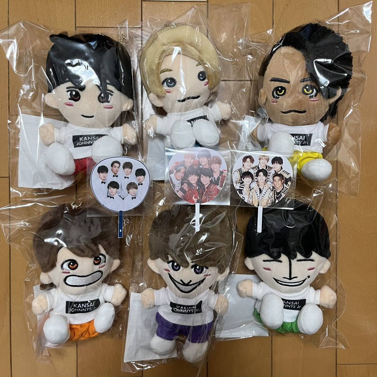 あけおめ ちびぬい Aぇ group 6体 ぬいぐるみ マスコット グッズ 正門