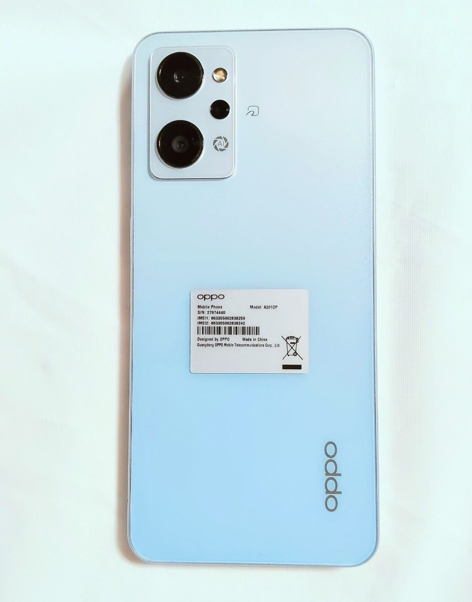 OPPO Reno7 A 本体 A2010P Y mobile ドリームブルー｜Yahoo!フリマ（旧