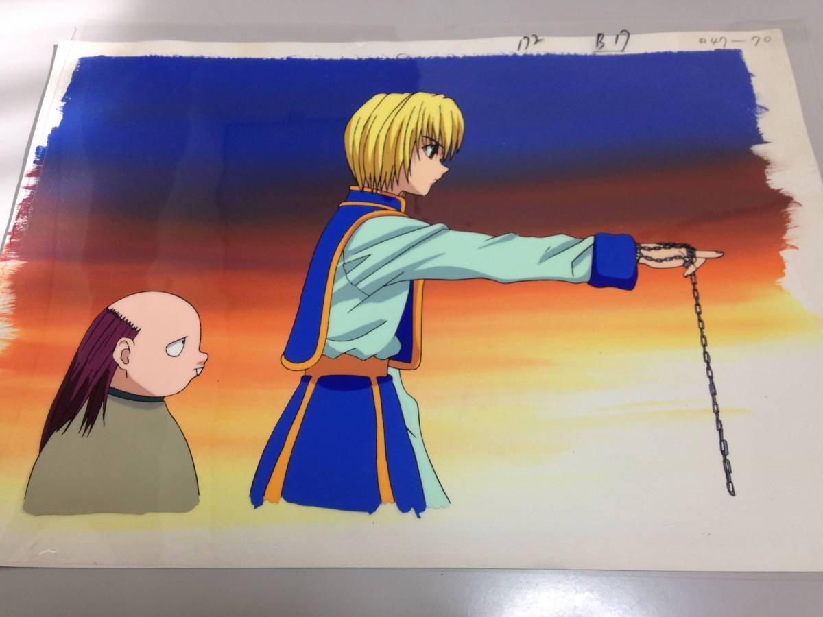 希少】ハンター ×ハンター クラピカ キャラクター セル画 赤い 緋の目