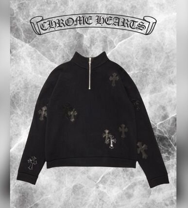 ハーフジップ half M CHROME HEARTS(クロムハーツ) スウェット
