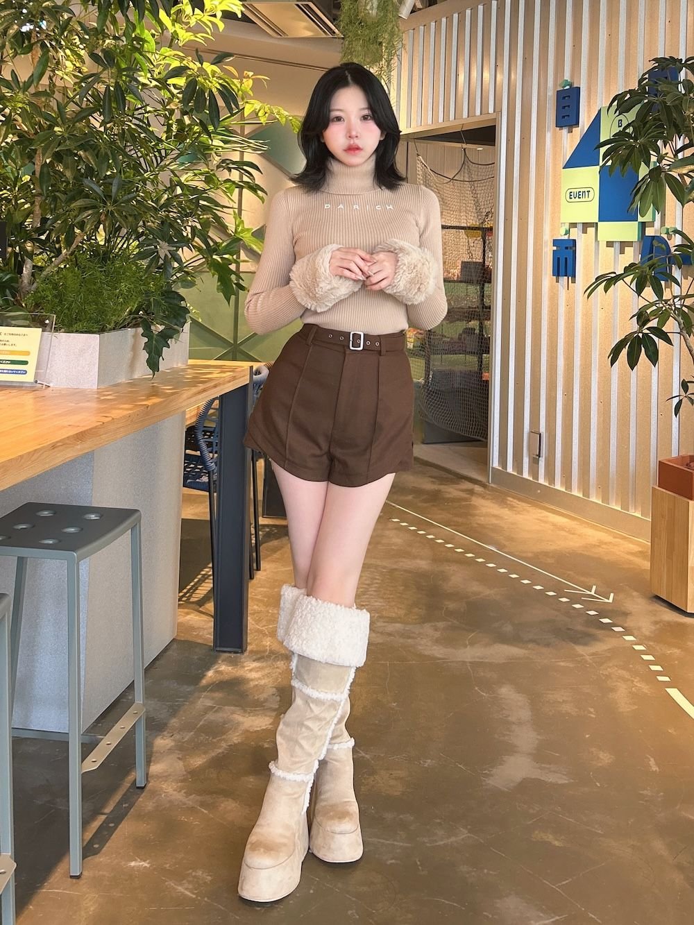 スムースファーリブニットトップス – Darich (ダーリッチ)