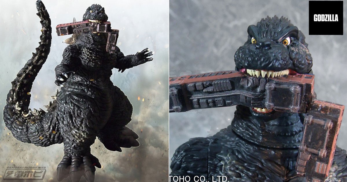 電車を咬撃している迫力満点のシーンを再現！「Gザウルス」シリーズ第1