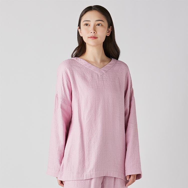 UCHINO ガーゼパジャマ 男女兼用 長袖 秋冬 | マシュマロガーゼ