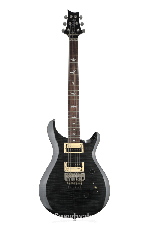 PRS SE Custom 24 Floyd Electric Guitar - Gray Black | Sweetwater