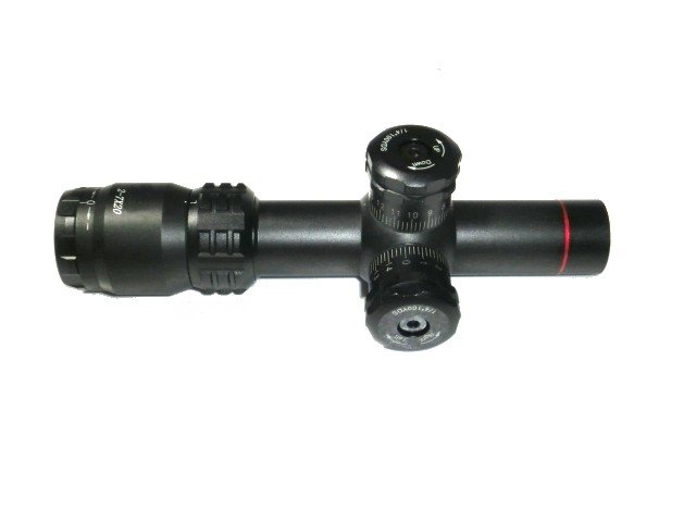 楽天市場】1.5-5.5x20ショートズームスコープ赤緑発光小型コンパクト