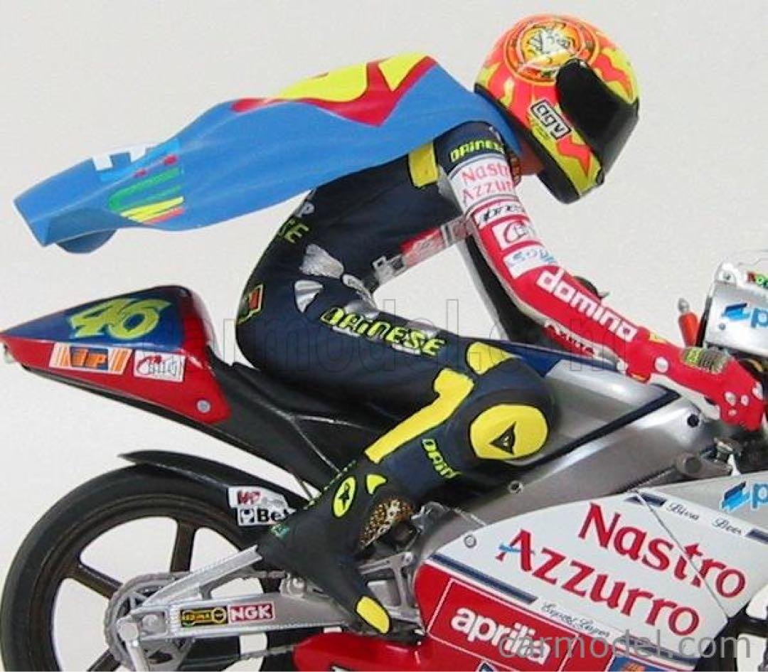 【希少】ミニチャンプス 1/12 aprilia125 & V.ロッシ 1997