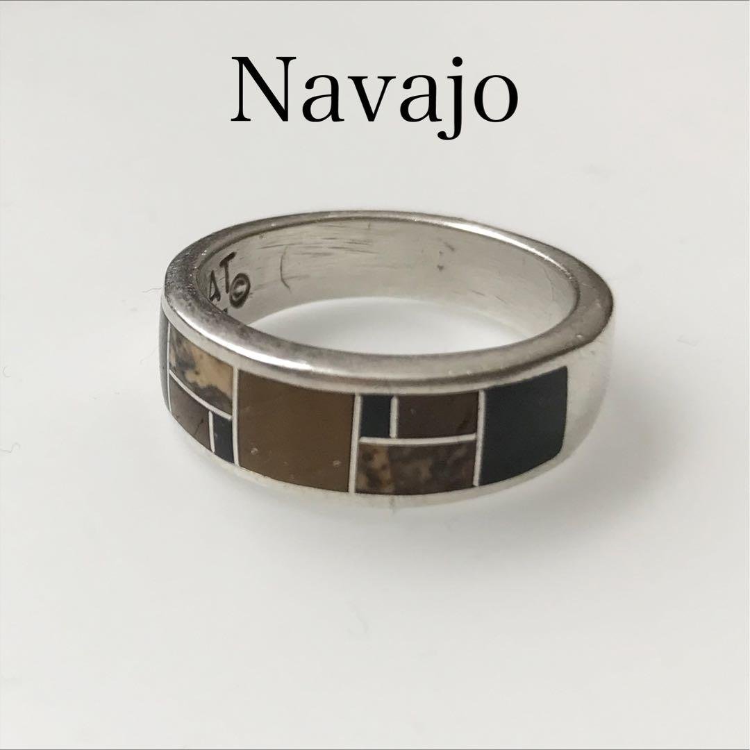 17号 ナバホ Navajo インレイ リング インディアンジュエリー インディアン ジュエリー 【NAVAJO】 リング RI0029 : Bud Shop - 通販