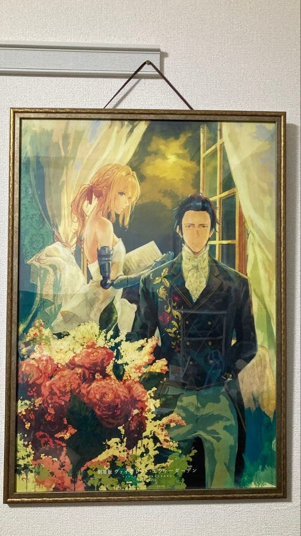 ヴァイオレット　エヴァーガーデン　油絵　調　限定品　美術品　アニメ　螺鈿　らでん ヴァイオレット エヴァーガーデン 油絵 調 限定品 美術品 アニメ 螺鈿