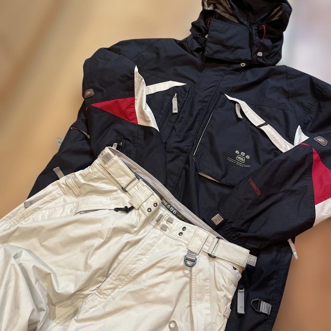 686 スノーボードウェアセット ジャケット/パンツL 686（シックスエイトシックス） 日本正規品 スノーボード ウェア