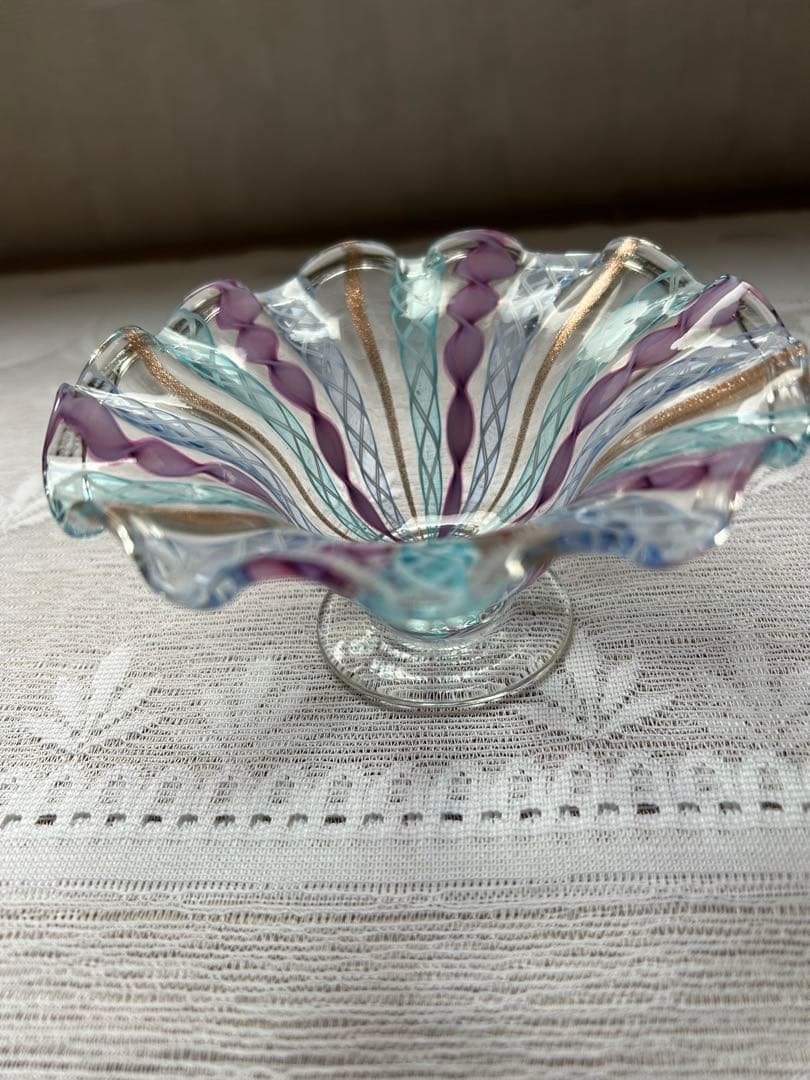 ベネチアングラス ガラス コンポート レース Yahoo!オークション -「ベネチアングラス コンポート」の落札相場