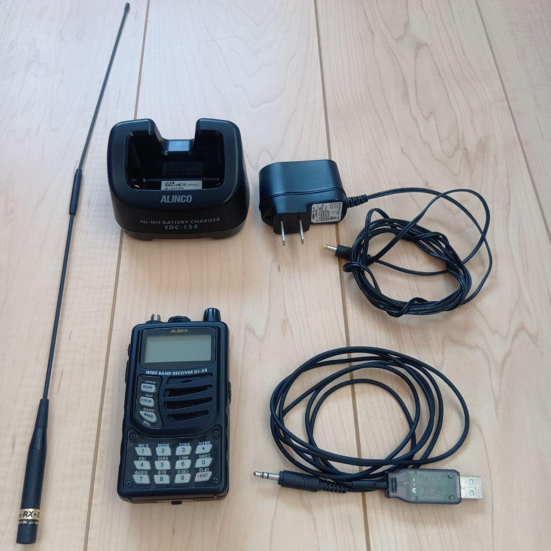 ALINCO DJ-X8 ワイドバンドレシーバー ALINCO（アルインコ） DJ-X8 ワイドバンドレシーバー 0.1〜1299.995MHz