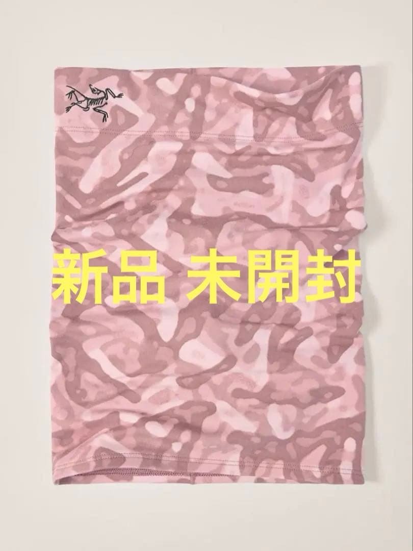 【新品】アークテリクス ロー ネックゲイタBliss Grottoflage Arc'teryx Limited Edition Grottoflage in Bliss Pink & Carob Brown